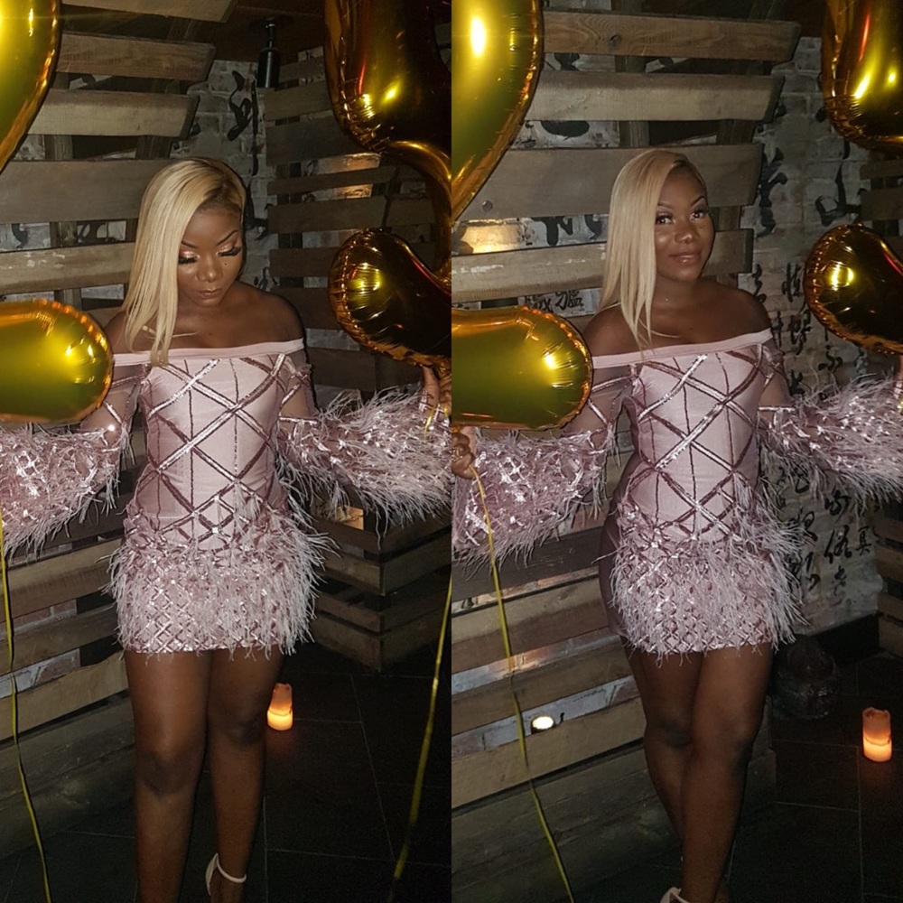 Rose Gold Prom Dress